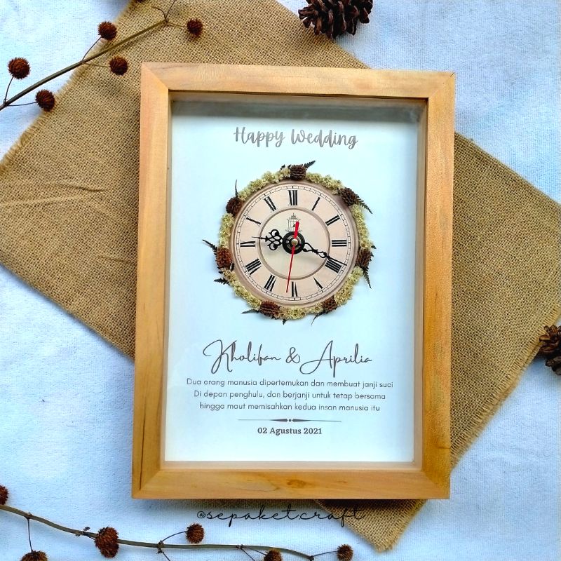 JAM DINDING CUSTOM/JAM DINDING KAYU/ JAM DINDING UNIK