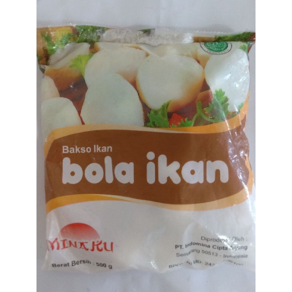 

Minaku bakso ikan bola ikan 500gr