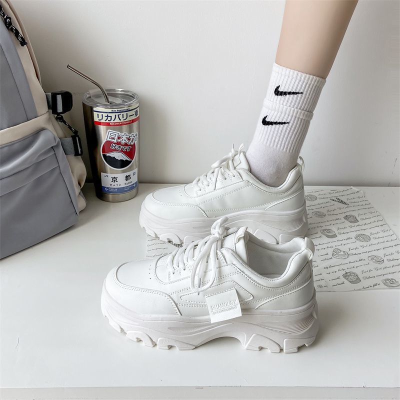 [GROSIR][COD] SEVEN_DAY SEPATU SNEAKERS WANITA KOREA IMPORT SPORT SHOES PUTIH H-923