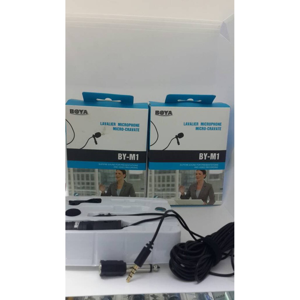 BOYA BY-M1 Lavalier Microphone Mic Smartphone kamera DSLR Mirrorless