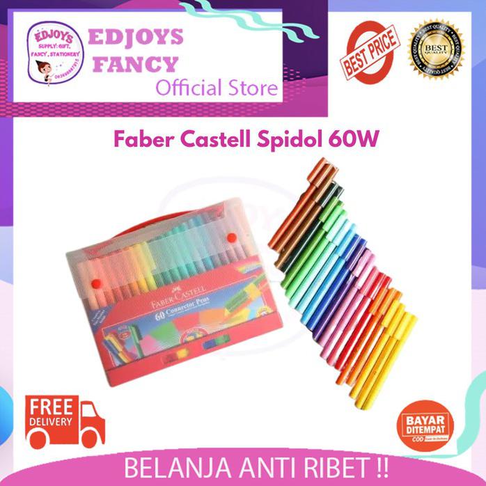 

SPIDOL / CONNECTOR PEN FABER CASTEL 60 WARNA