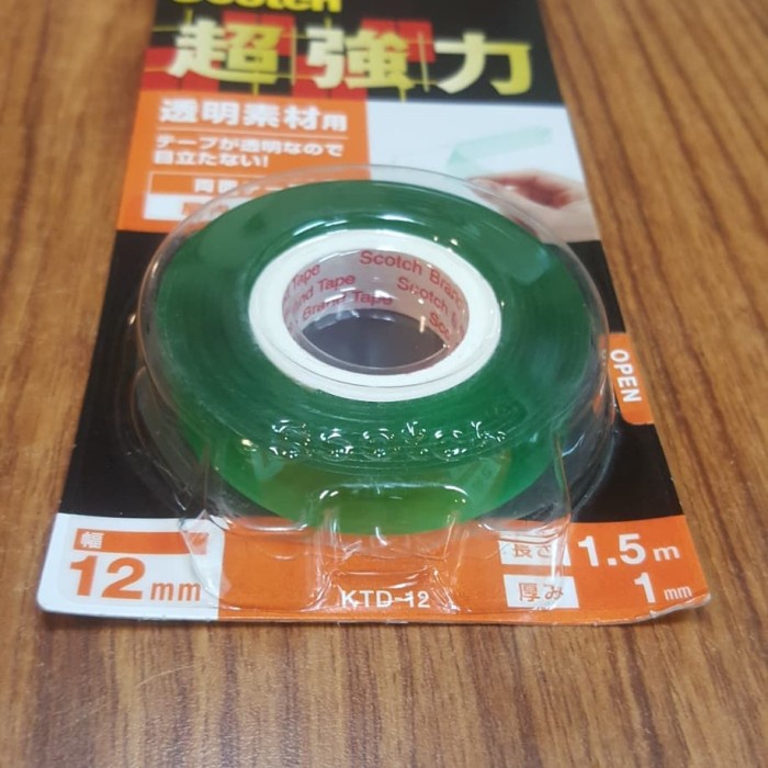 

Spesial Double Tape 3M Bening Super Strong Transparan Tape Ktd-12 12Mm X 1.5M Trendi