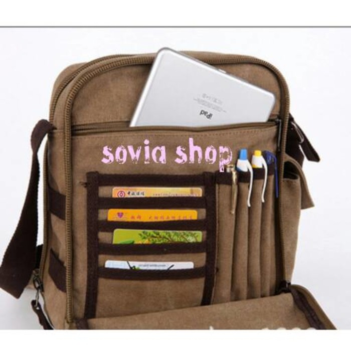 tas selempang pria (tas kanvas,tas unik,tas notebook,tas santai)