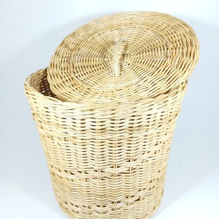 Keranjang Rotan Tempat Sampah 28 x 27 Keranjang Laundry Keranjang Rotan Tempat Sampah 28 x 27 Keranjang Laundry