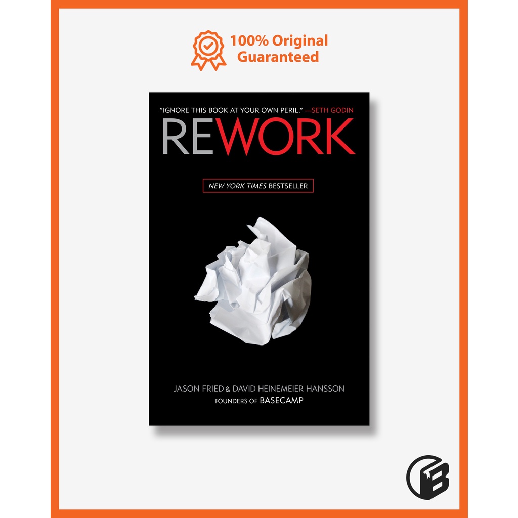 Jual Buku Import Rework by Jason Fried (Original Hardcover) - Book ...