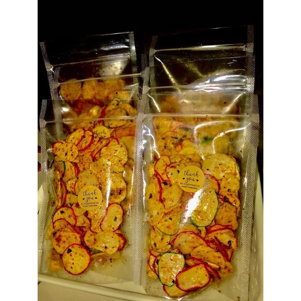 

kerupuk seblak daun jeruk