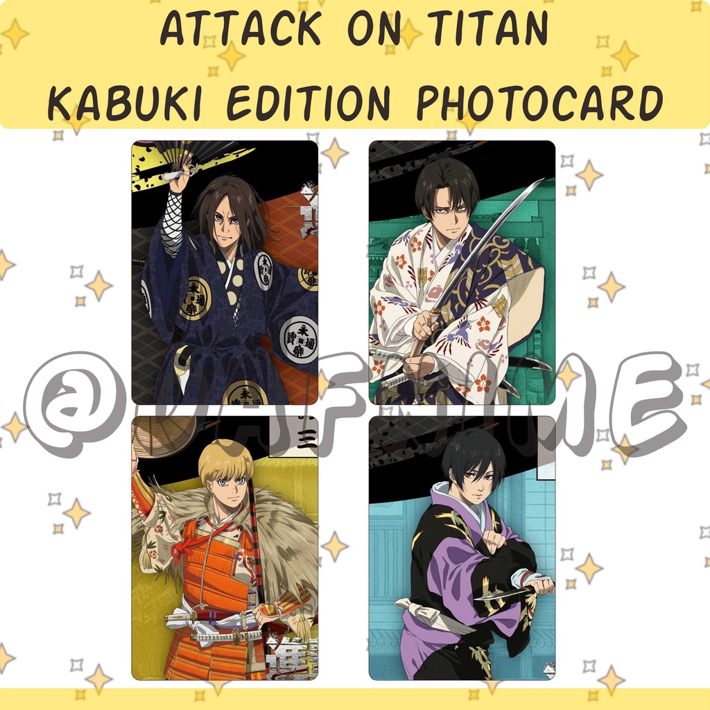 ATTACK ON TITAN KABUKI EDITION PHOTOCARD