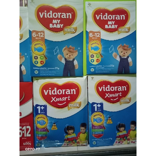 Vidoran 0-6/6-12 bln kemasan 575 gr dan 950 gram