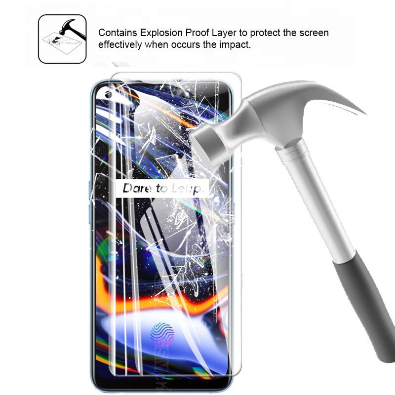 Promo Tempered Glass REALME 7i TG Layar FULL COVER Bening Premium Anti Gores Kaca