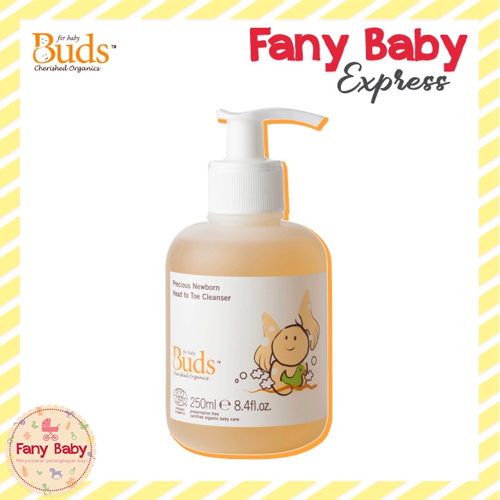 BUDS PRECIOUS NEWBORN HEAD TO TOE CLEANSER 250ML