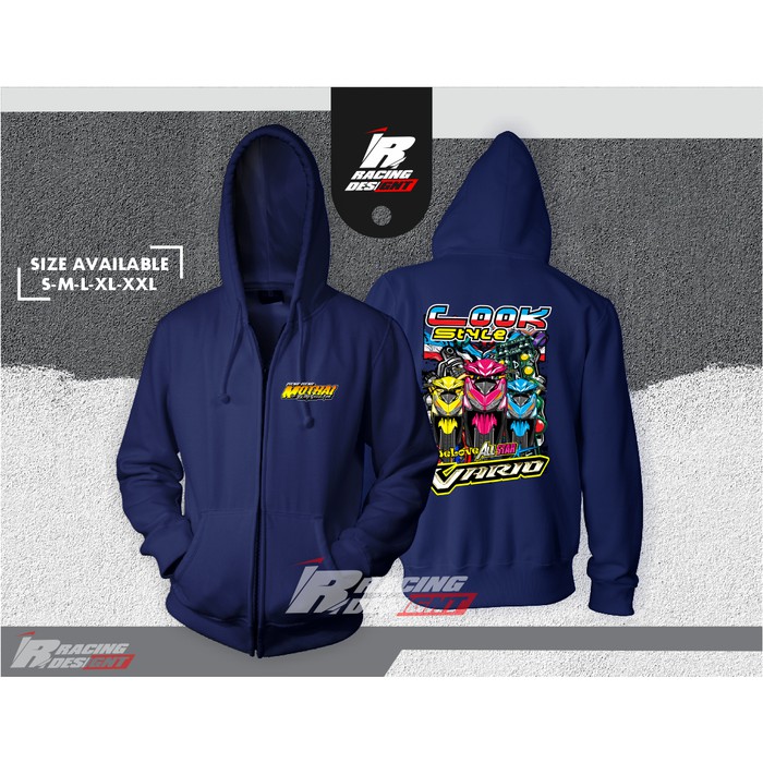 Jaket Hoodie Resleting Honda Vario 150 Mothai Terbaru Kualitas Distro -sundanese