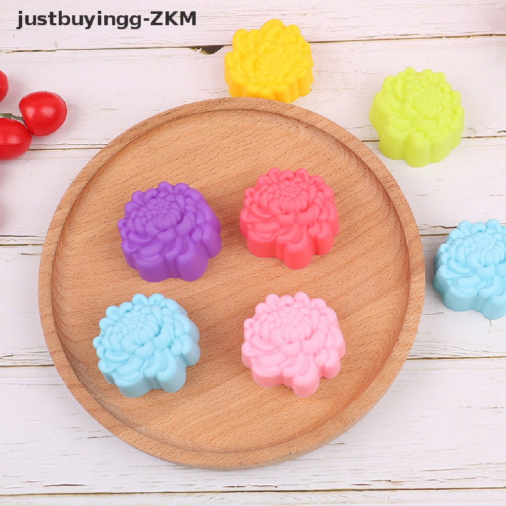 12 Pcs Cetakan Jelly Pudding Bentuk Daisy Chrysanthemum Ukuran 5cm Untuk Aksesoris Dapur