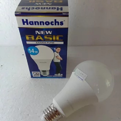 Bola Lampu Led Ledbulb Basic Hannochs 14 Watt Terang Bergaransi