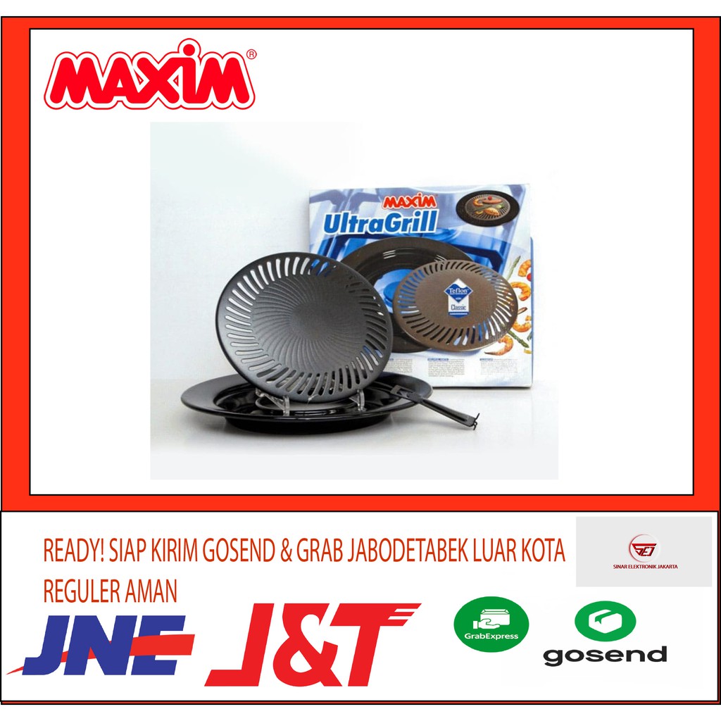 Maxim Ultra Grill 25 Cm. Alat Panggang Memanggang BBQ