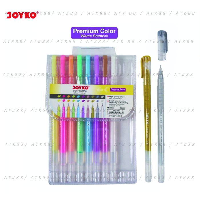 

SALE Color Gel Pen Joyko GPC-299 Premium Color