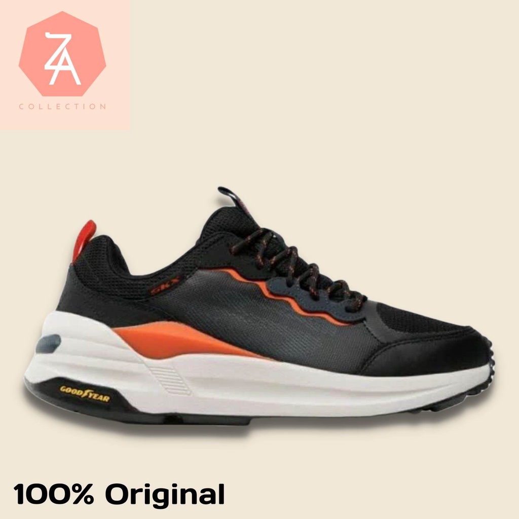 Sepatu Skechers GLOBAL JOGGER-VINTEK 237203/BKMT Original