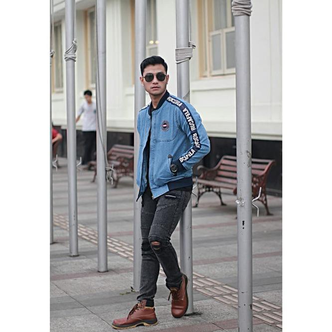 jc7p jaket bomber jeans levis pria original keren jaket cowok terbaru murah - bioblitz ywpv