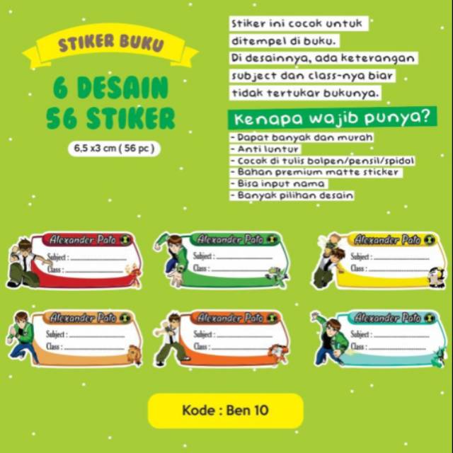 

Stiker Buku Paket 4