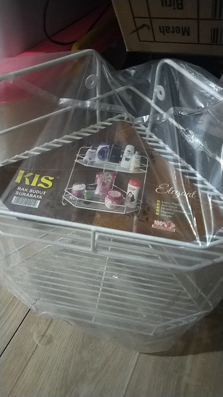 Rak Sudut Kamar Mandi 2 Susun