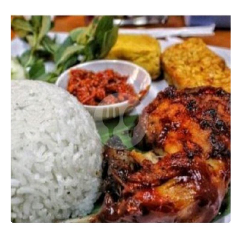 

paket nasi ayam bakar dada