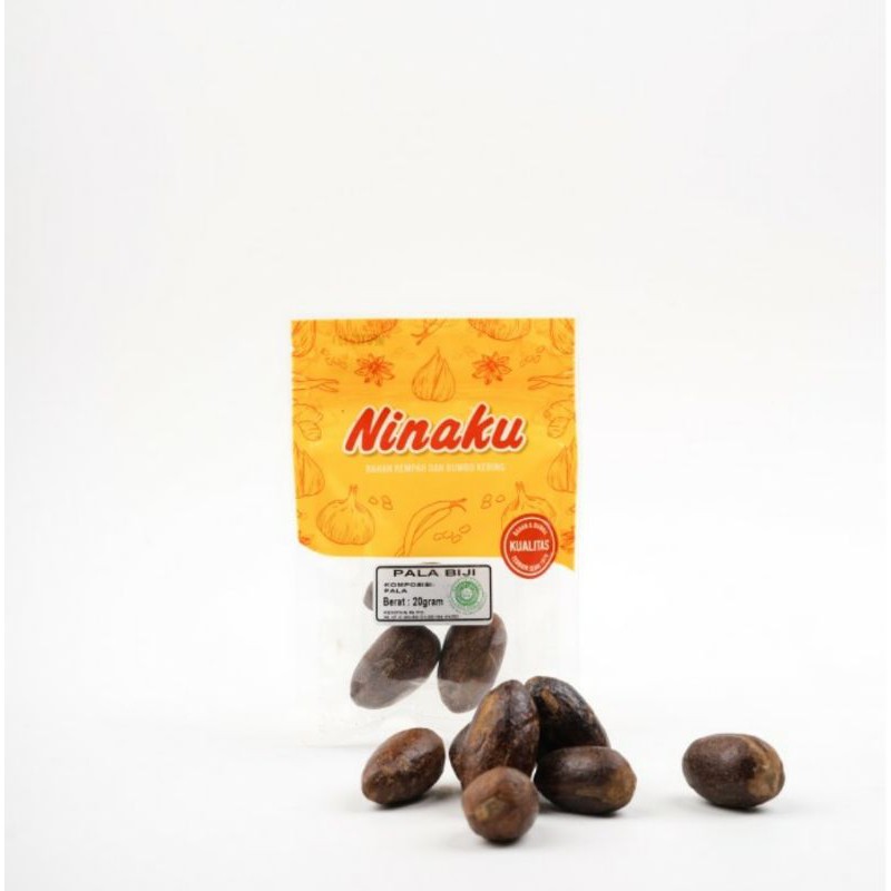 NINAKU Pala Biji Premium 20 Gram HALAL Premium Nutmeg 20g