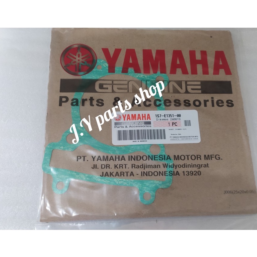 PERPAK PACKING PAKING BLOK SEHER BAWAH KERTAS JUPITER MX 135 VIXION LAMA NVL ORIGINAL YGP 1S7-E1351-00