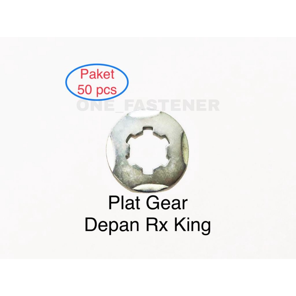 50 pcs Plat Gear Depan RX King kleman klem Ring gear depan rxs yz125b