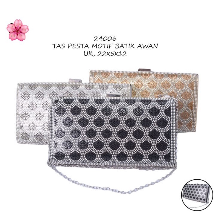 YBS Tas pesta termurah Tas pesta Wanita tas pesta import 24006