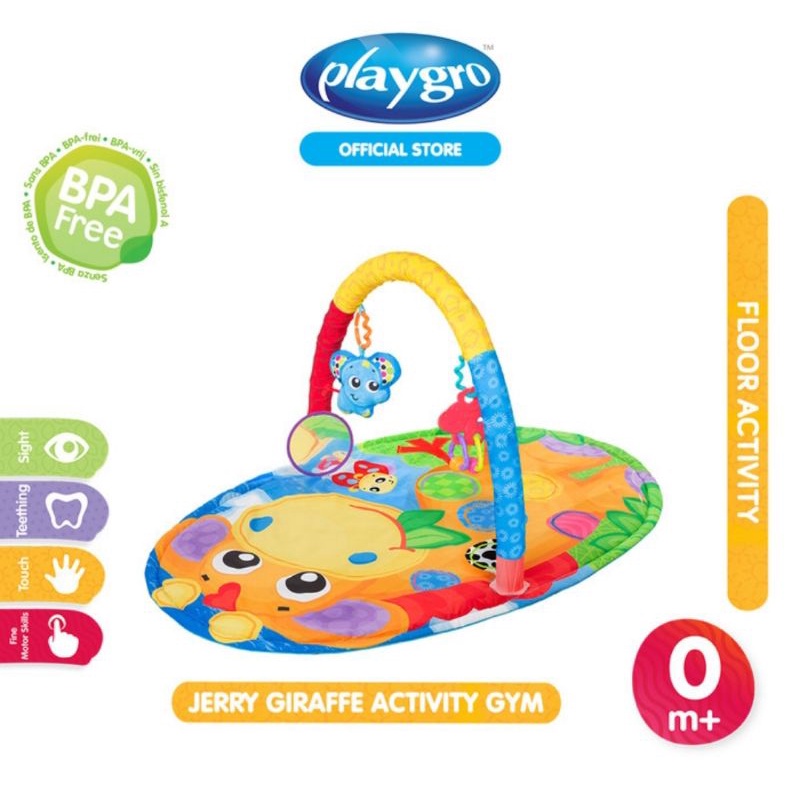 Playgro Jerry Giraffe Activity Gym - Matras Bermain Bayi