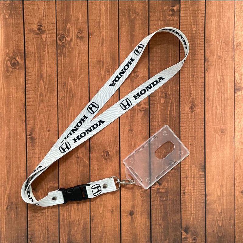 

Lanyard printing gantungan ID card Honda free holder real pick