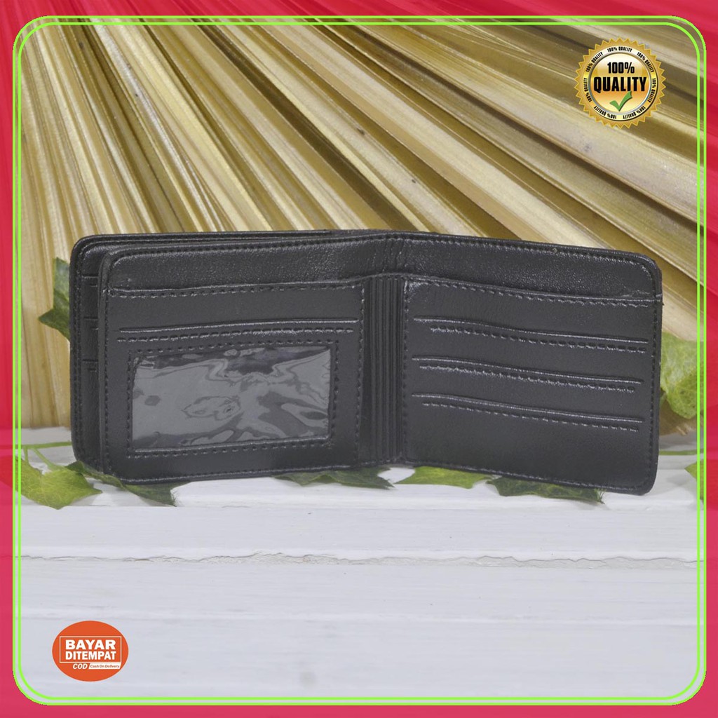 Terbaru !! Dompet Pria Lipat Tiga Kulit PVC kasual COD