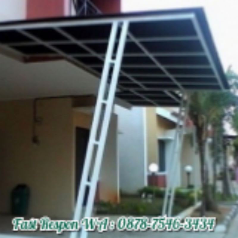 KANOPI BAJA RINGAN ATAP POLYCARBONATE ATAP ALDERON MURAH BERKUALITAS