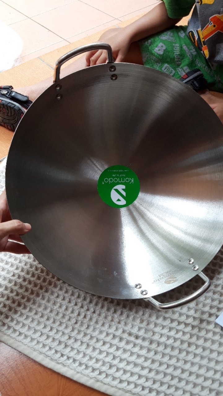U 36cm Komodo Kuali Wajan Penggorengan Stainless Steel Diameter 36 Cm