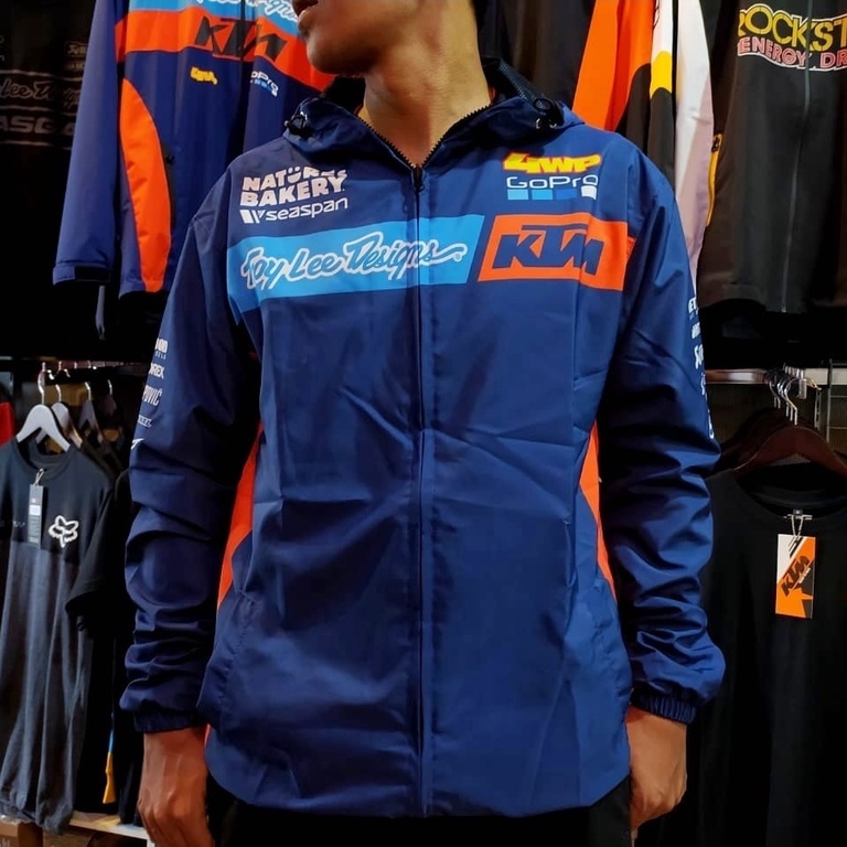 Jaket Parasut TLD ktm - Jaket Trail - Jaket  trabas- jaket KTM