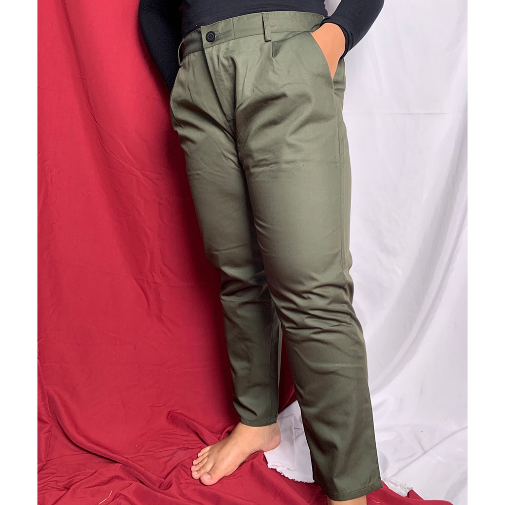 HOPYLOVY Celana Baggy Pants Wanita Jumbo Premium / Celana Bahan Panjang Wanita Ukuran XXL