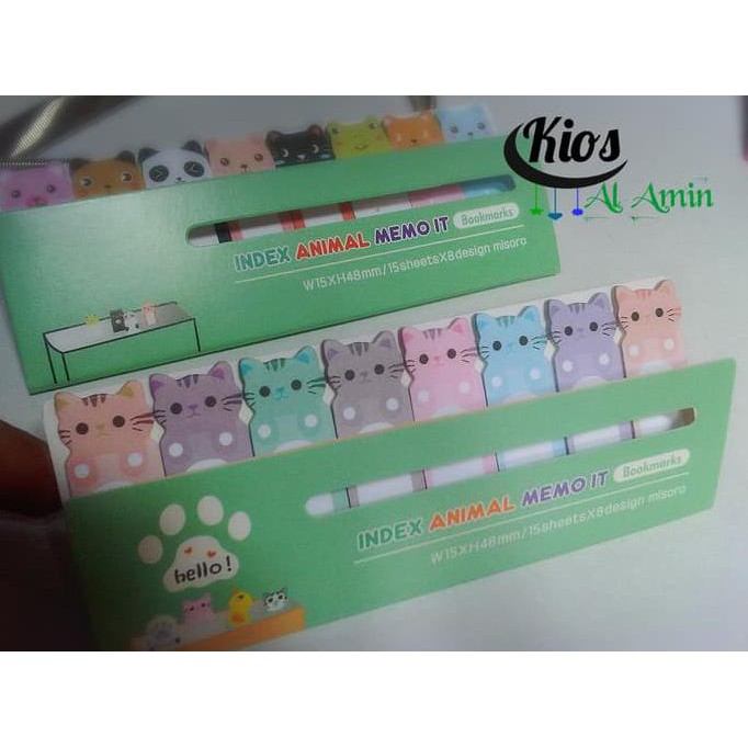 

BEST SELLER Pembatas Buku Karakter Unik kertas motif kucing lucu cat imut TERJAMIN