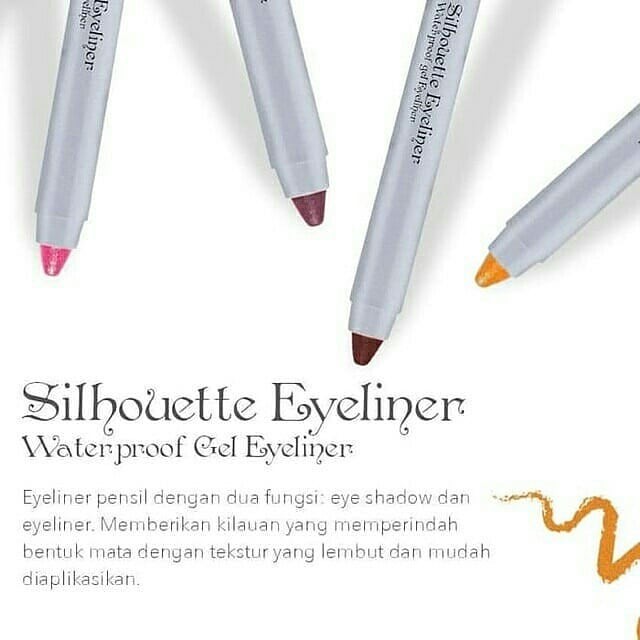 Madame Gie Waterproof Eyeliner 2 In 1 Liner &amp; Eyeshadow