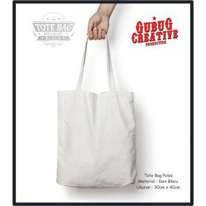 Jual Tas Tote Bag Blacu Polos / Blacu Polos / Tas Blacu