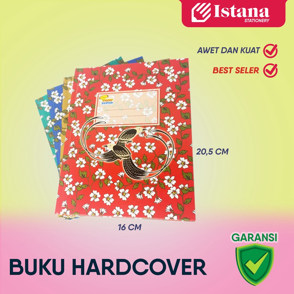 

[TERLARIS] BUKU TULIS HARDCOVER 21 X 16 CM