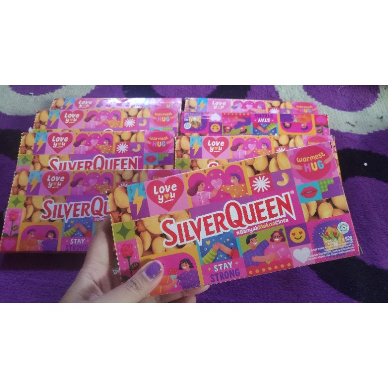 Coklat Silverqueen Chocolate Valentine Love Beli 1 Gratis 1 Buy 1 Get 1 Free 2x58g Cashew Original Promo Murah bisa Cod Untuk Kado Hampers