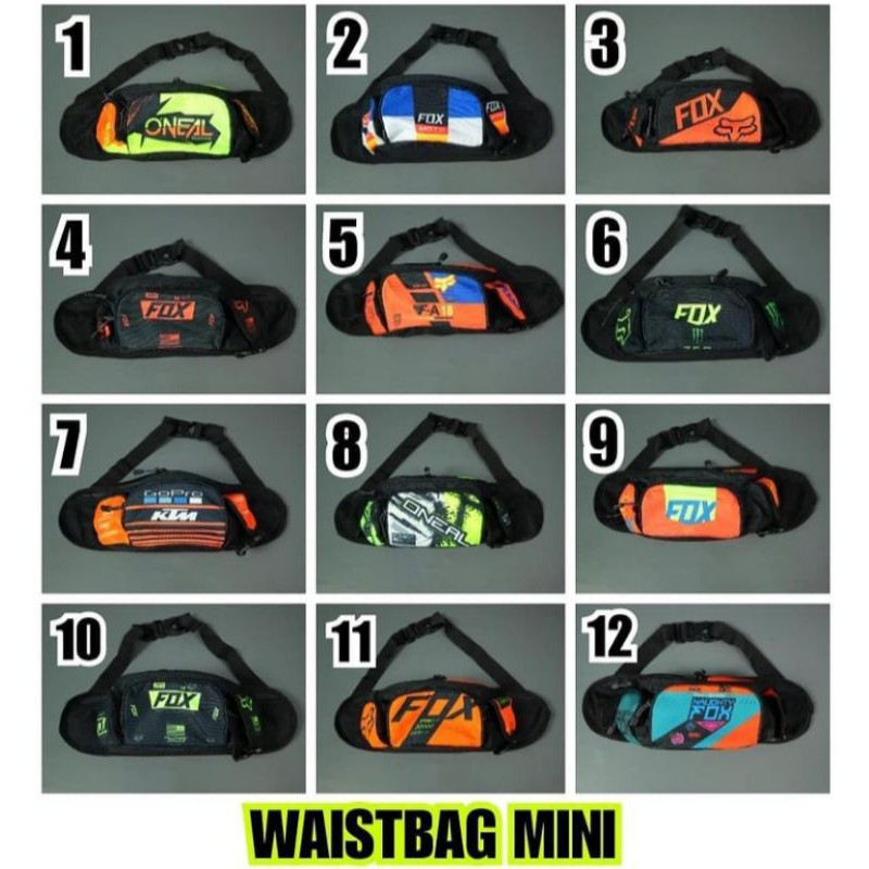 WAISTBAG MINI TAS PINGGANG KECIL PENGENDARA MOTOR CROSS TRAIL GRASTRACK TRABAS ENDURO ADVENTURE OUTW