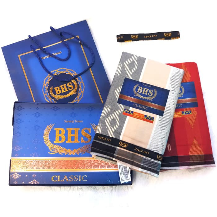 Sarung BHS Classic Kawung KWG Dobby Original Murah (ASLI)