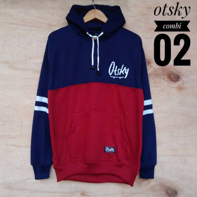 HOODIE OTSKY/ HOODIE KOMBINASI / HOODIE POLOS PRIA WANITA/HOODIE MURAH/SWEATER HOODIE OTSKY L XL XXL