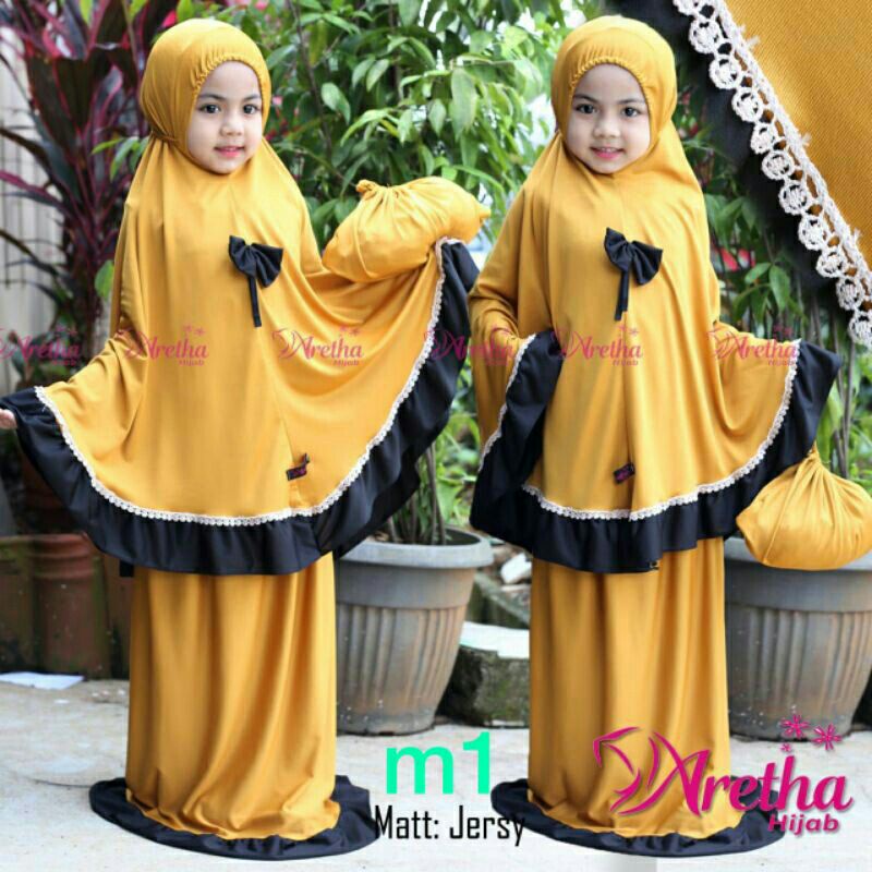 Mukena anak LOL / renda ALETA