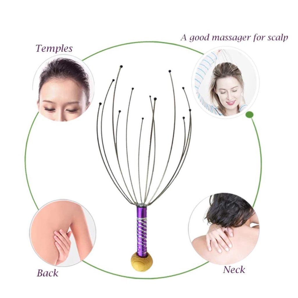 Alat Pijat Kepala Bokoma Massage Tanpa Listrik |  Head Manual Relaxing Anti Sakit Kepala Pusing