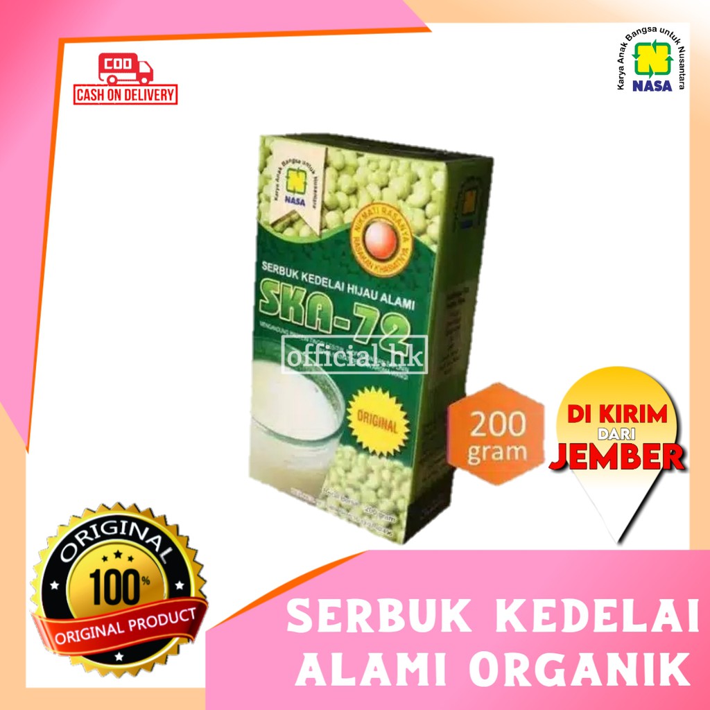 

COD - SERBUK KEDELAI ALAMI PILIHAN SKA-72 ORIGINAL NASA - OFFICIAL.HK