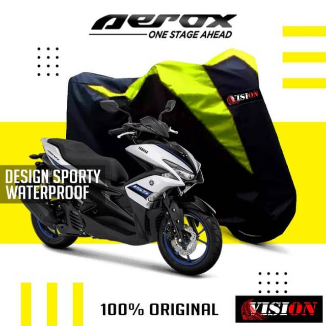 COVER MOTOR YAMAHA NMAX &amp; AEROX + ORIGINAL VISION