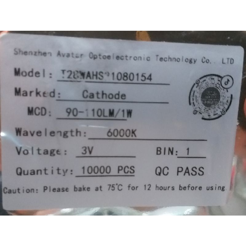 LED SMD 2835 BACKLIGHT 3V 1W /25 PCS