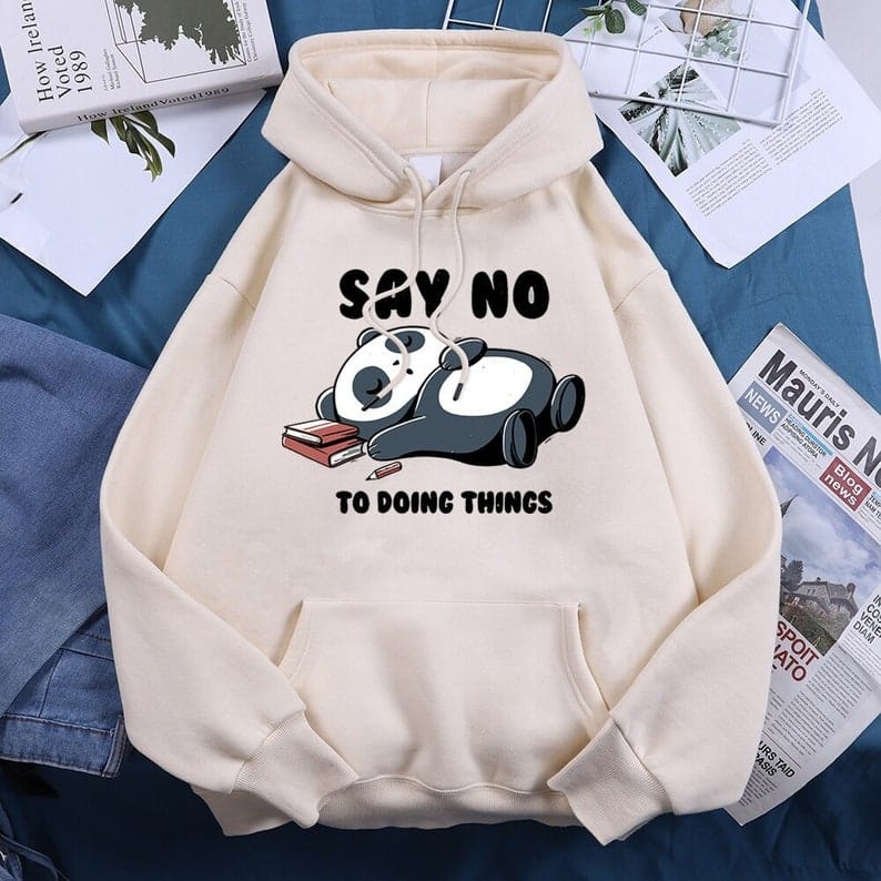 Jumper hoodie Say No II Sweater Hoodie Say No M-XL ( Pria &amp; Wanita )