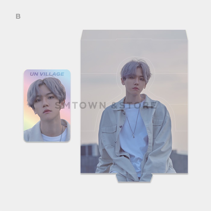 EXO Baekhyun City Lights CL Hologram Photocard + Standee Set pc